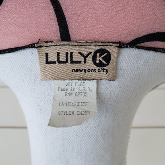 Vintage Y2K Luly K unusual Rectangle shaped Pink/ Black open sleeved shirt - Picture 5 of 6